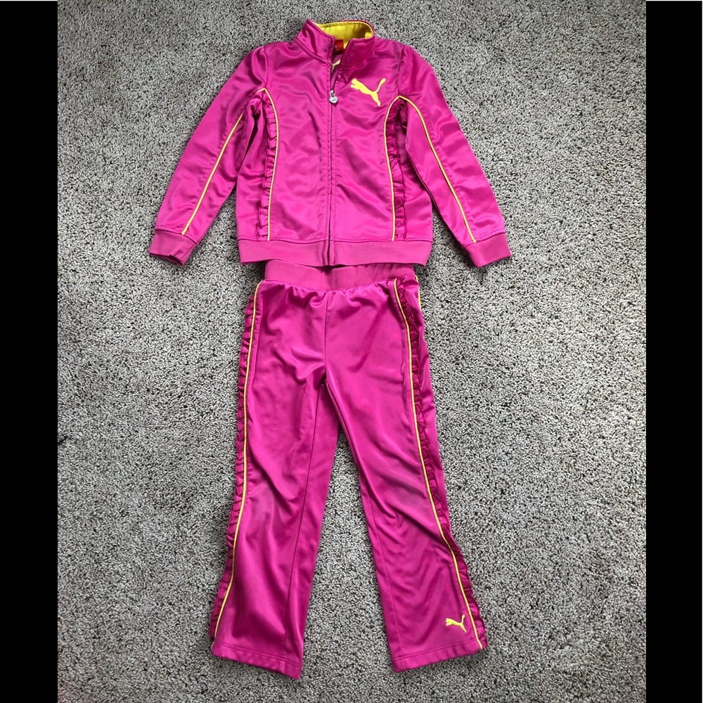 5T Puma girls track suit